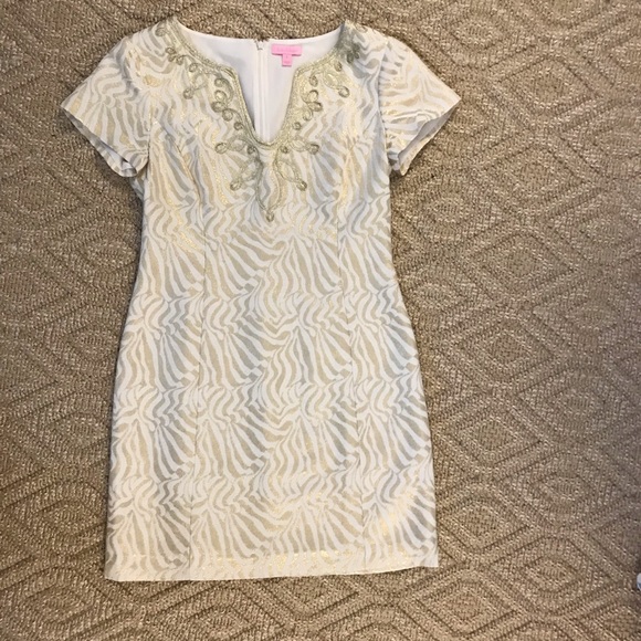 Lilly Pulitzer Milannia Short Sleeve Shift Dress! - Picture 6 of 8
